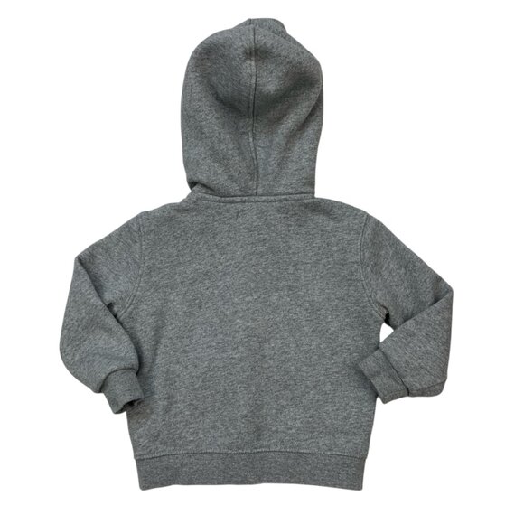 Ralph Lauren Infant's Polo Bear Hoodie Sweatshirt 18M Gray Zip Front Preppy - Picture 2 of 12